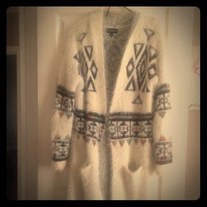 furry long cover up!